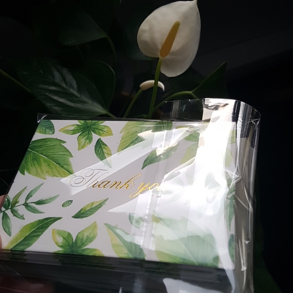 24 pcs Leaves Thank You Cards 2.75x3.75" in - Picture 9 of 12